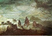 detalj fran den dystra dagen,februari Pieter Bruegel